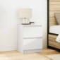 vidaXL Έπιπλο Τηλεόρασης Λευκό 40x35x54 εκ. από Επεξεργ. Ξύλο