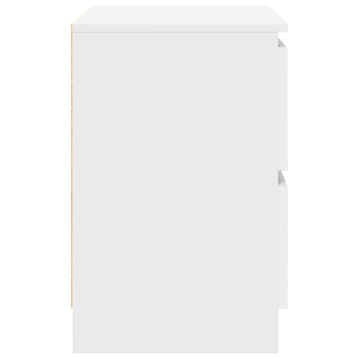 vidaXL Έπιπλο Τηλεόρασης Λευκό 40x35x54 εκ. από Επεξεργ. Ξύλο