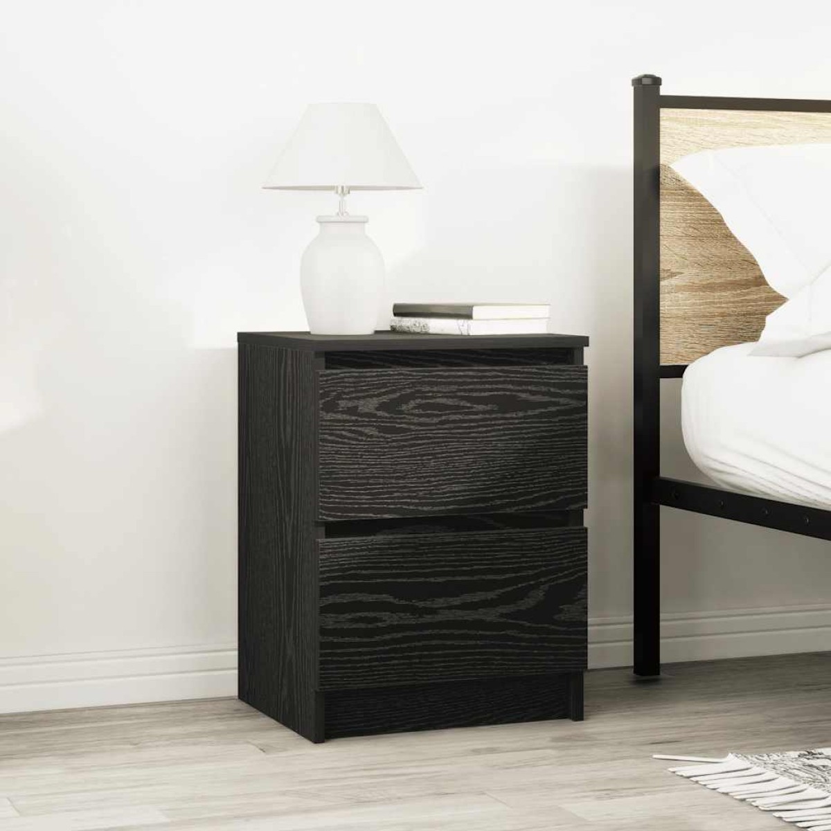 vidaXL Έπιπλο Τηλεόρασης Μαύρο 40x35x54 εκ. από Τεχνητό Ξύλο