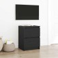 vidaXL Έπιπλο Τηλεόρασης Μαύρο 40x35x54 εκ. από Τεχνητό Ξύλο