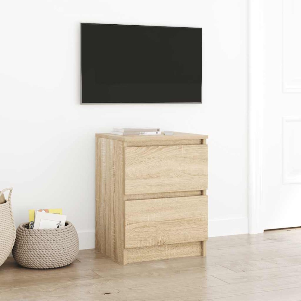 vidaXL Έπιπλο Τηλεόρασης Sonoma Δρυς 40x35x54 εκ. από Τεχνητό Ξύλο