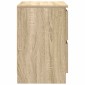 vidaXL Έπιπλο Τηλεόρασης Sonoma Δρυς 40x35x54 εκ. από Τεχνητό Ξύλο