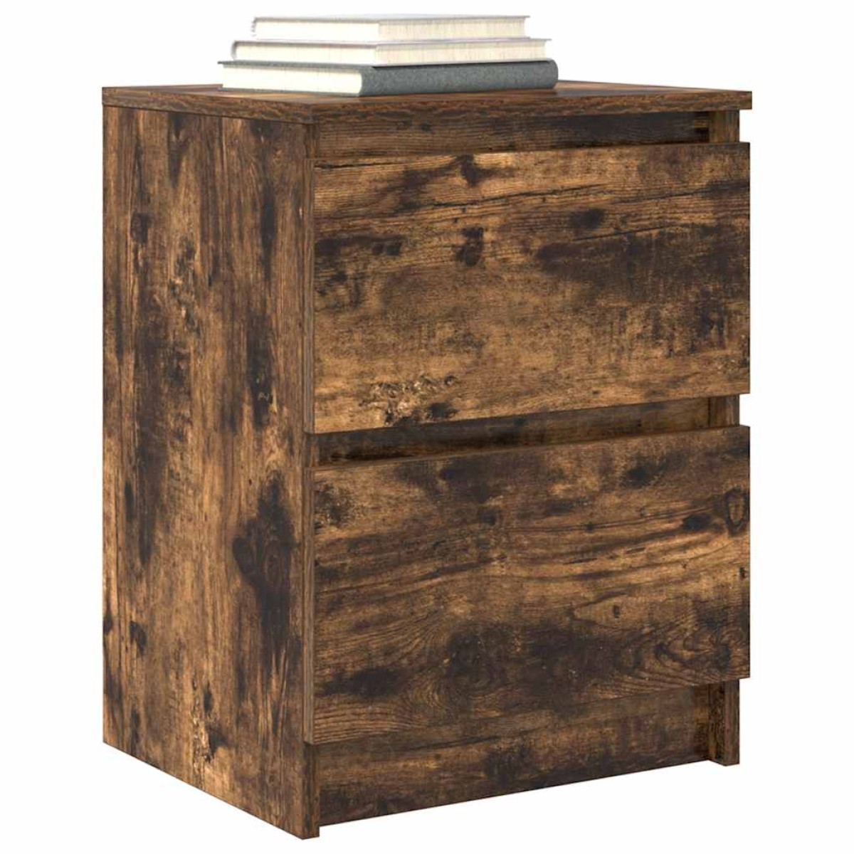 vidaXL Έπιπλο Τηλεόρασης από Καπνιστή Δρυς 40x35x54 εκ. από Τεχνητό Ξύλο