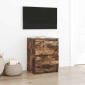 vidaXL Έπιπλο Τηλεόρασης από Καπνιστή Δρυς 40x35x54 εκ. από Τεχνητό Ξύλο