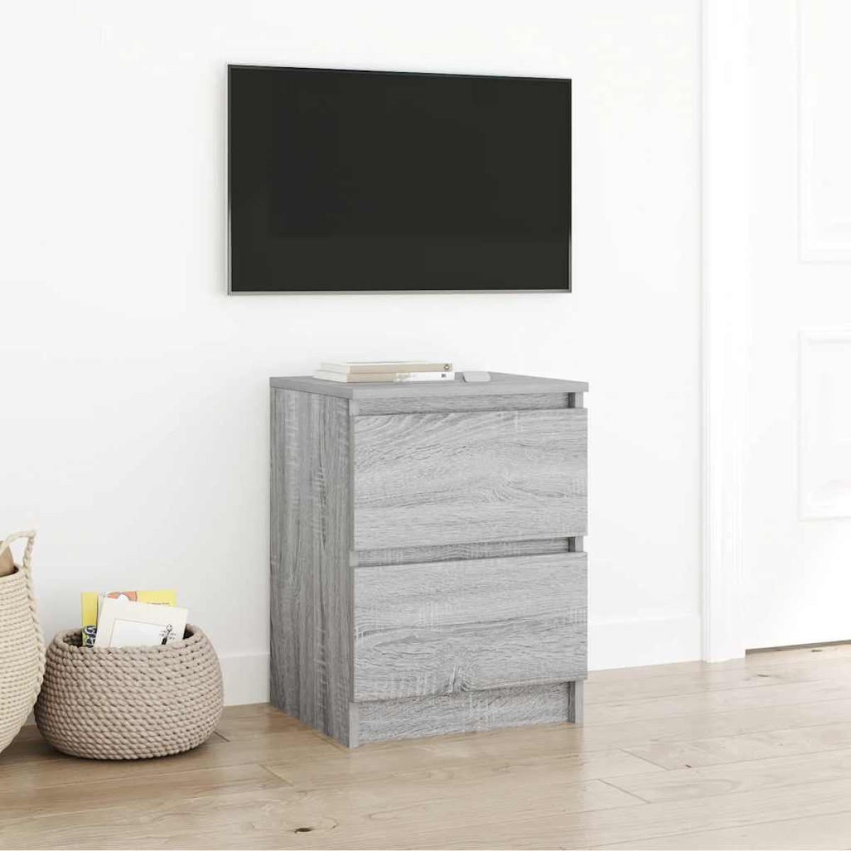 vidaXL Έπιπλο Τηλεόρασης Γκρι Sonoma 40x35x54 εκ. από Τεχνητό Ξύλο