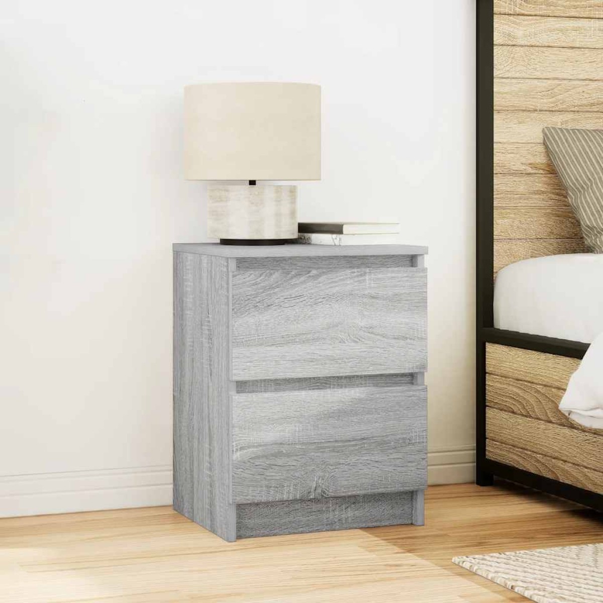 vidaXL Έπιπλο Τηλεόρασης Γκρι Sonoma 40x35x54 εκ. από Τεχνητό Ξύλο