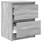 vidaXL Έπιπλο Τηλεόρασης Γκρι Sonoma 40x35x54 εκ. από Τεχνητό Ξύλο