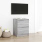 vidaXL Έπιπλο Τηλεόρασης Γκρι Sonoma 40x35x54 εκ. από Τεχνητό Ξύλο