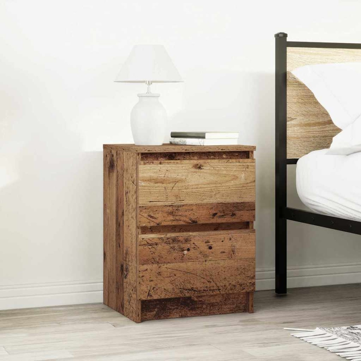 vidaXL Έπιπλο Τηλεόρασης από Παλιό Ξύλο 40x35x54 εκ. από Τεχνητό Ξύλο