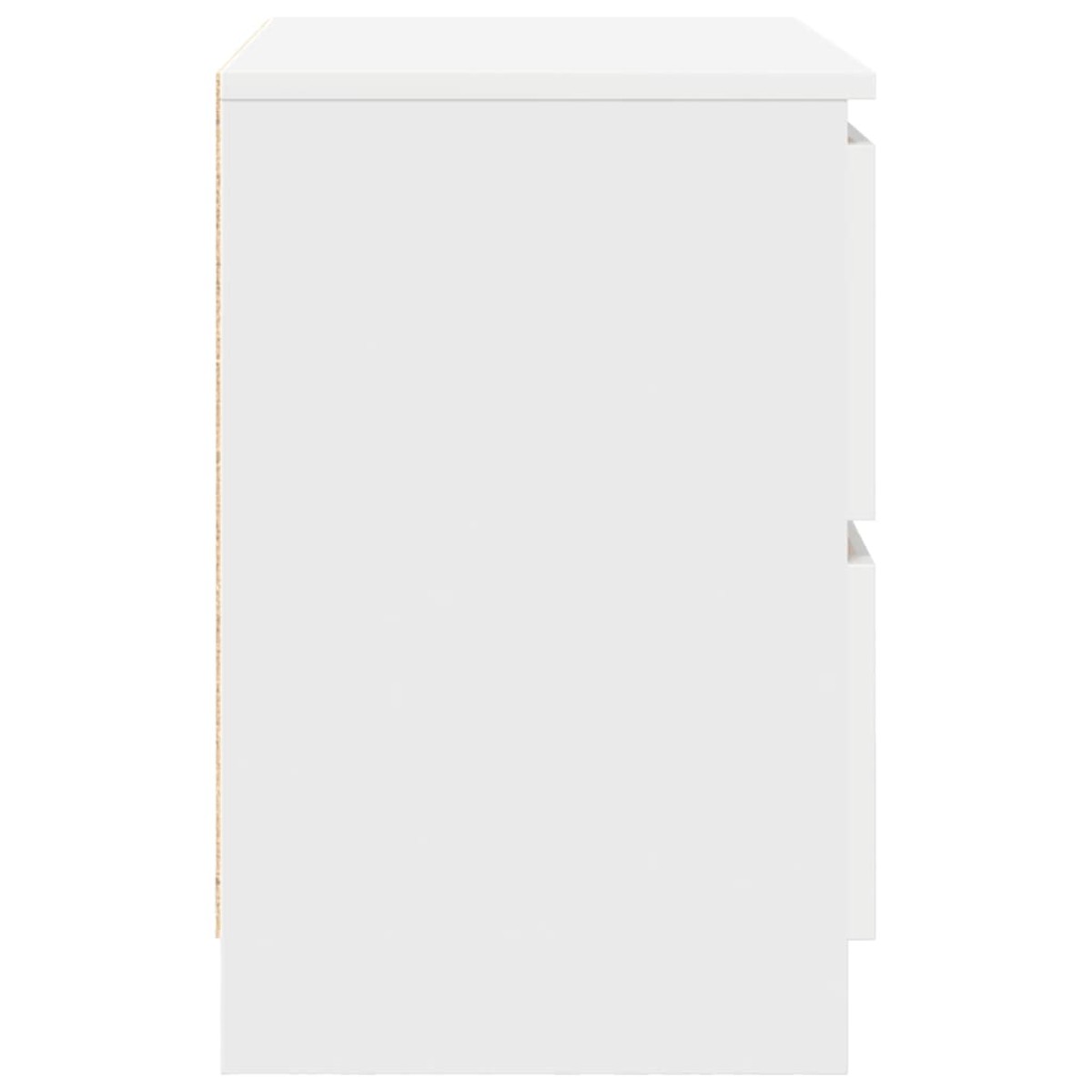 ντουλάπι τηλεόρασης vidaXL Λευκό 60x35x54 cm Κατασκευασμένο ξύλο
