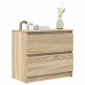 vidaXL Έπιπλο Τηλεόρασης Sonoma Δρυς 60x35x54 εκ. Επεξ. Ξύλο