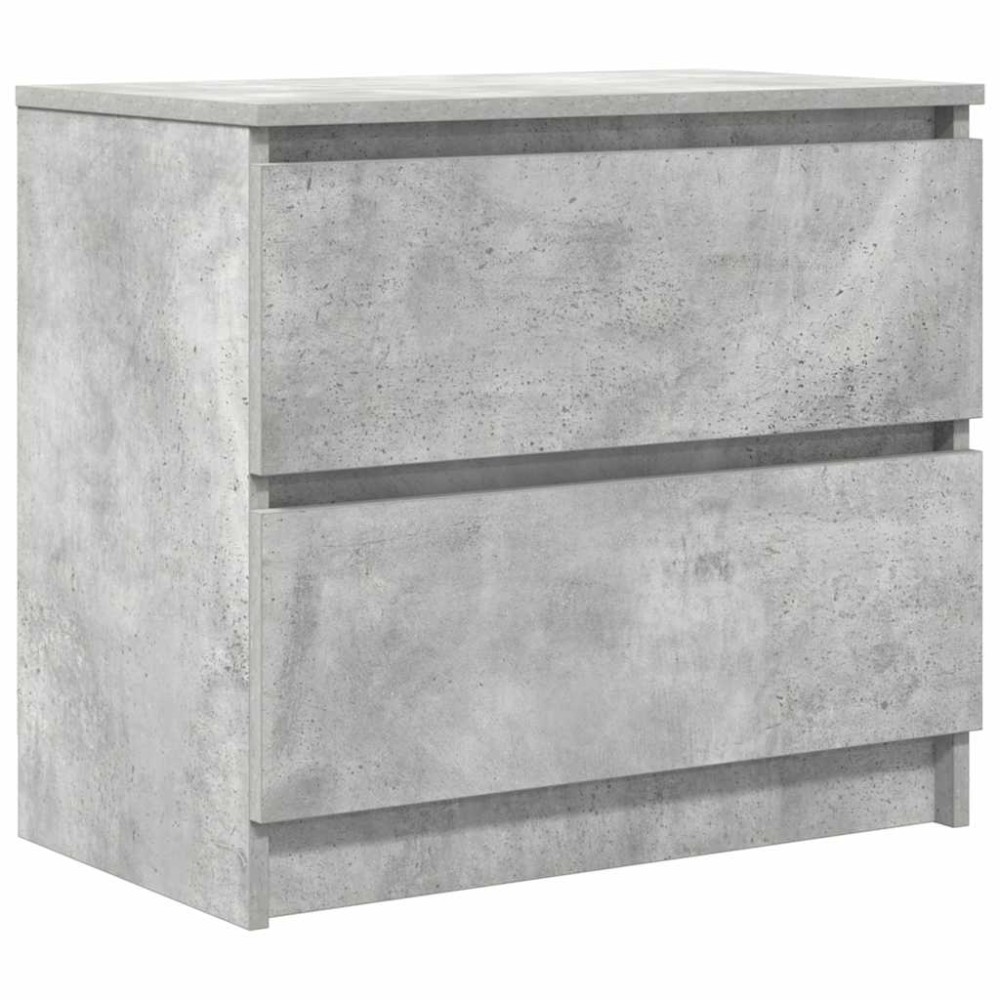 vidaXL Έπιπλο Τηλεόρασης Γκρι Σκυροδέματος 60x35x54 εκ. Επεξεργ. Ξύλο