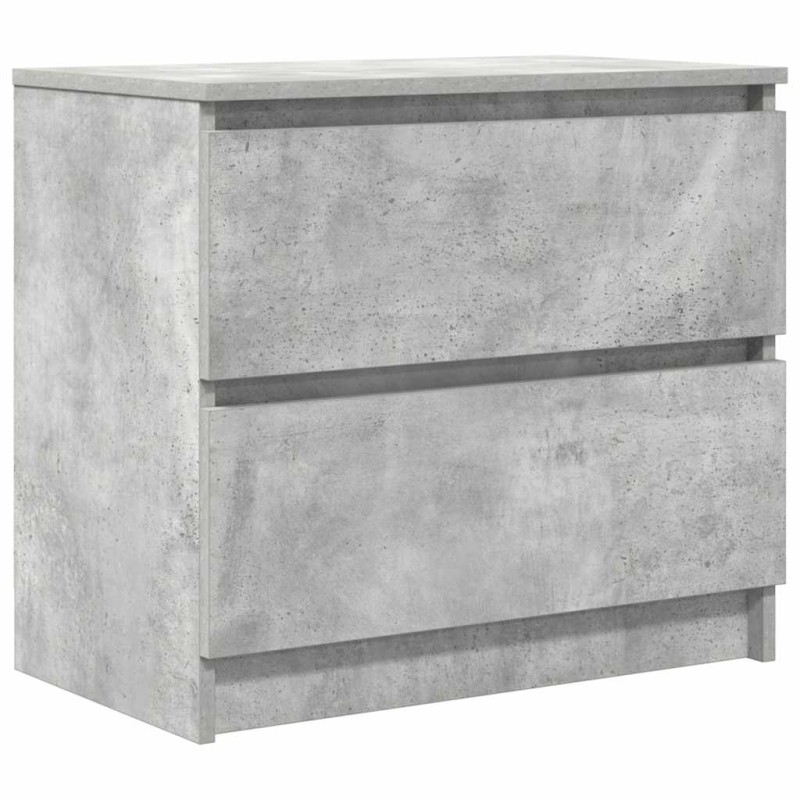 vidaXL Έπιπλο Τηλεόρασης Γκρι Σκυροδέματος 60x35x54 εκ. Επεξεργ. Ξύλο