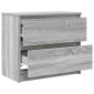 vidaXL Έπιπλο Τηλεόρασης Γκρι Sonoma 60x35x54 εκ. από Επεξεργ. Ξύλο