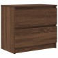 vidaXL Έπιπλο Τηλεόρασης Καφέ Δρυς 60x35x54 εκ. Επεξεργασμένο Ξύλο