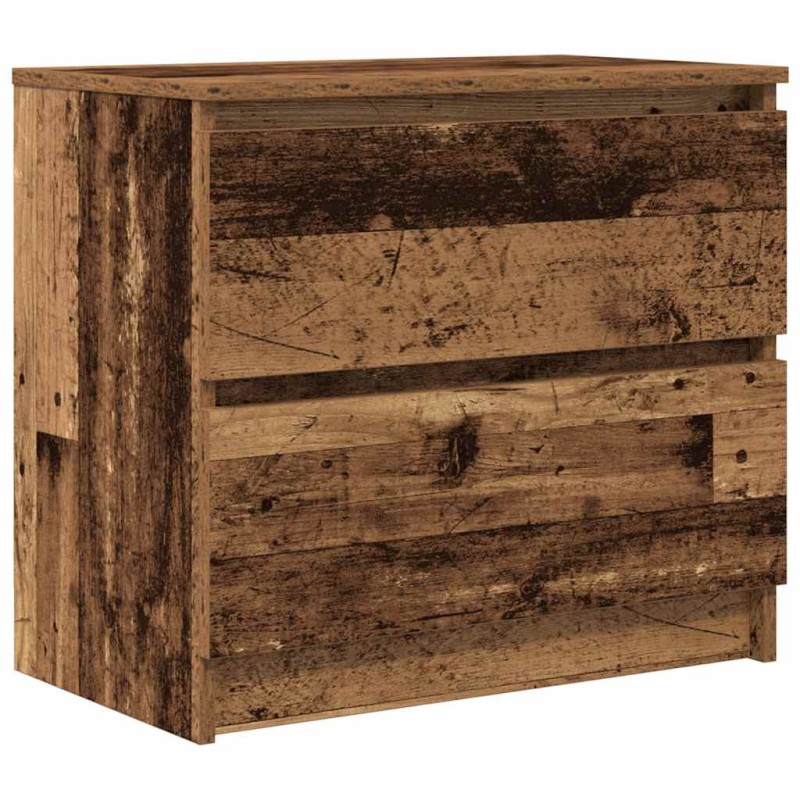 vidaXL Έπιπλο Τηλεόρασης Παλιό Ξύλο 60x35x54 εκ. από Μοριοσανίδα