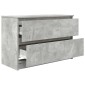 vidaXL Έπιπλο Τηλεόρασης Γκρι Σκυρ. 80x35x54 εκ. Επεξ. Ξύλο