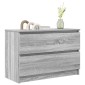 vidaXL Έπιπλο Τηλεόρασης Γκρι Sonoma 80x35x54 εκ. από Επεξεργ. Ξύλο