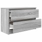 vidaXL Έπιπλο Τηλεόρασης Γκρι Sonoma 80x35x54 εκ. από Επεξεργ. Ξύλο