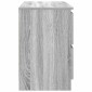 vidaXL Έπιπλο Τηλεόρασης Γκρι Sonoma 80x35x54 εκ. από Επεξεργ. Ξύλο