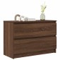vidaXL Έπιπλο Τηλεόρασης Καφέ Δρυς 80x35x54 εκ. Επεξ. Ξύλο