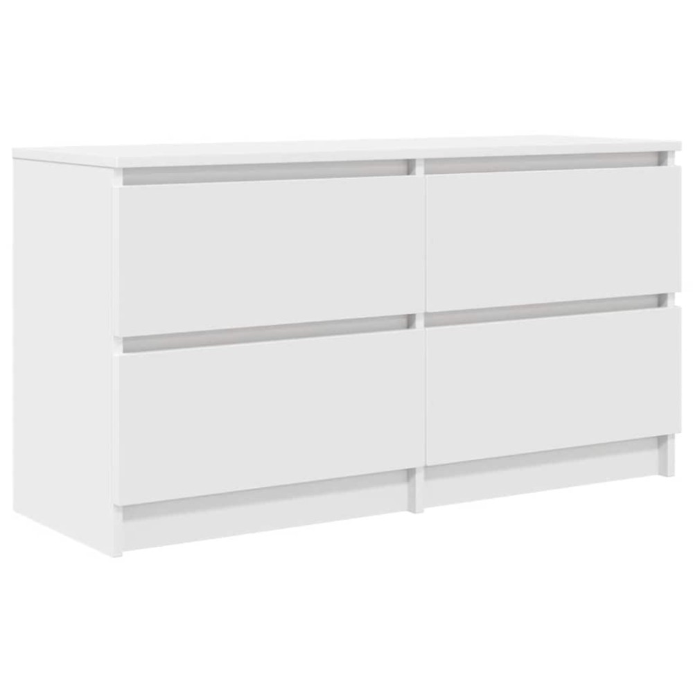 vidaXL Έπιπλο Τηλεόρασης Λευκό 100x35x54 εκ. Επεξεργασμένο Ξύλο