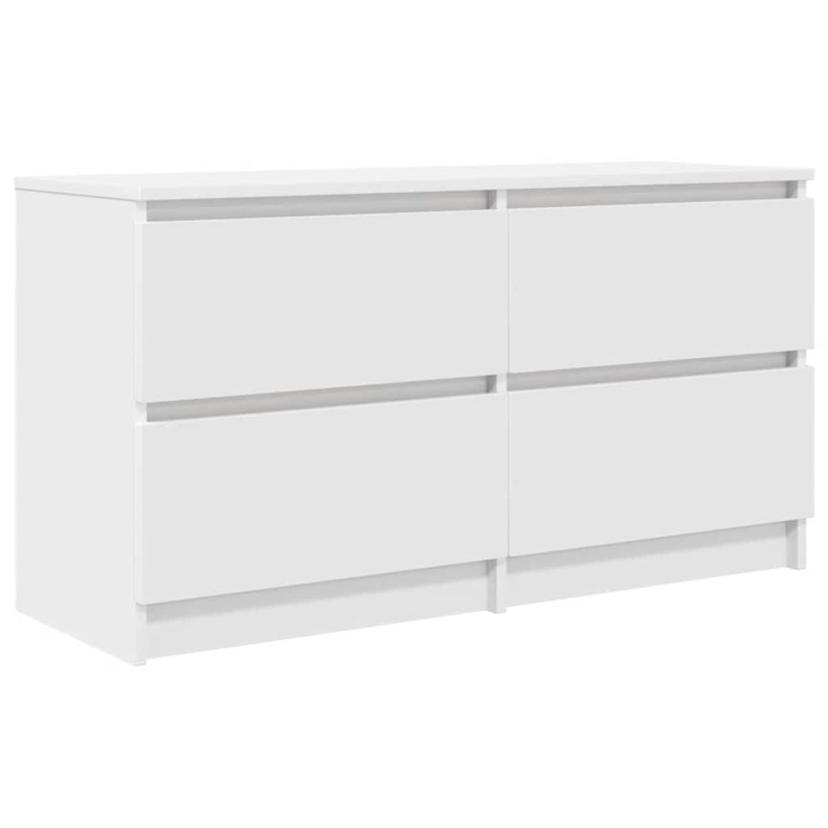 vidaXL Έπιπλο Τηλεόρασης Λευκό 100x35x54 εκ. Επεξεργασμένο Ξύλο