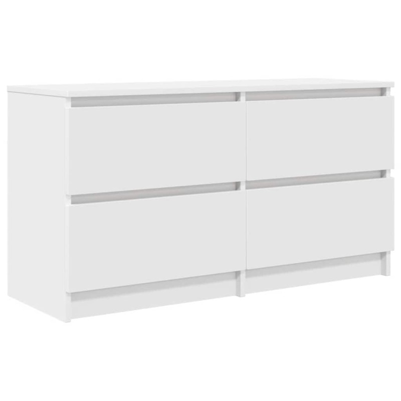 vidaXL Έπιπλο Τηλεόρασης Λευκό 100x35x54 εκ. Επεξεργασμένο Ξύλο