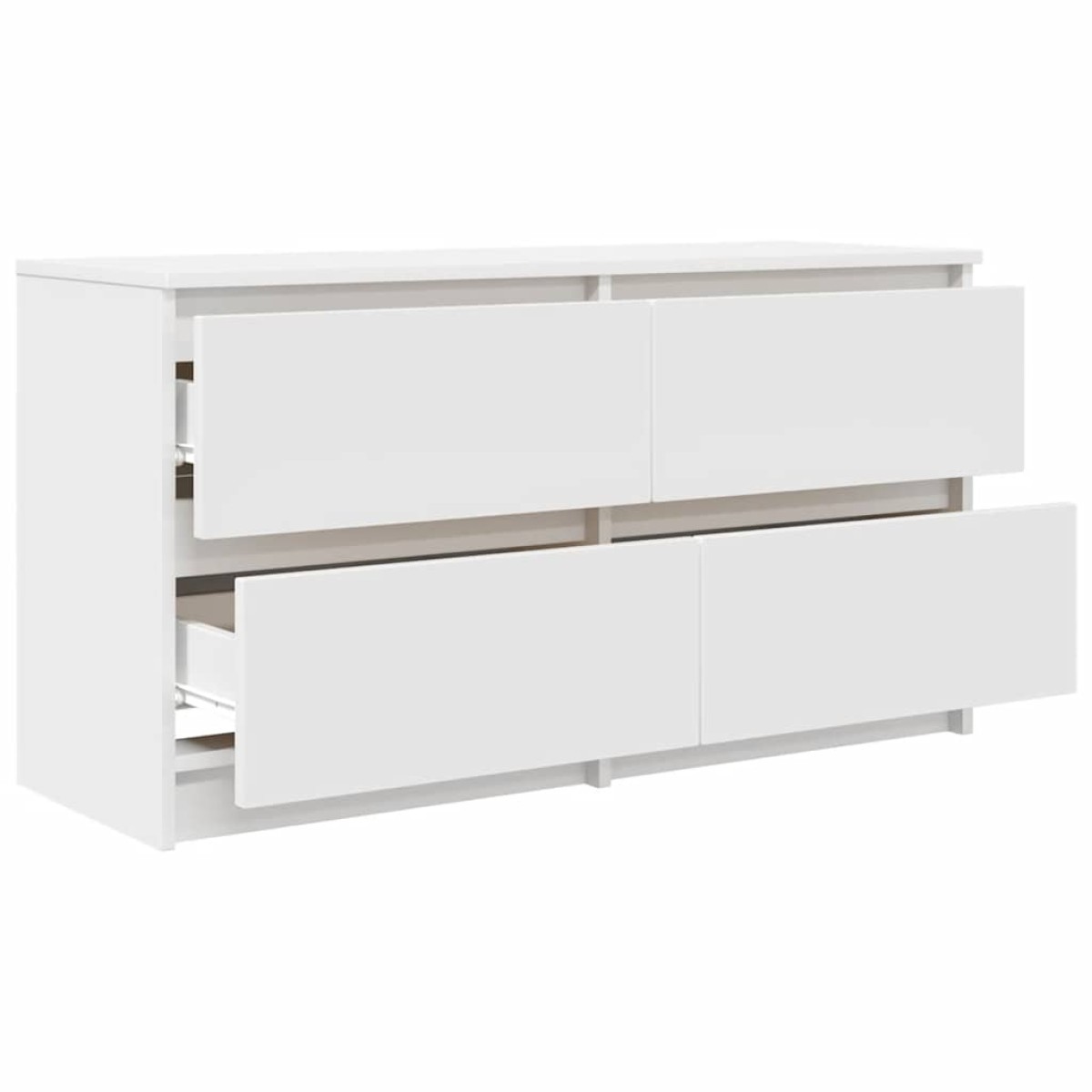vidaXL Έπιπλο Τηλεόρασης Λευκό 100x35x54 εκ. Επεξεργασμένο Ξύλο