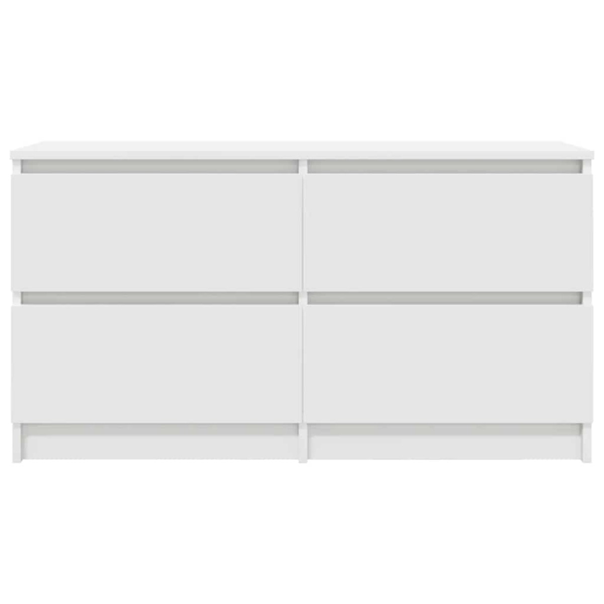 vidaXL Έπιπλο Τηλεόρασης Λευκό 100x35x54 εκ. Επεξεργασμένο Ξύλο