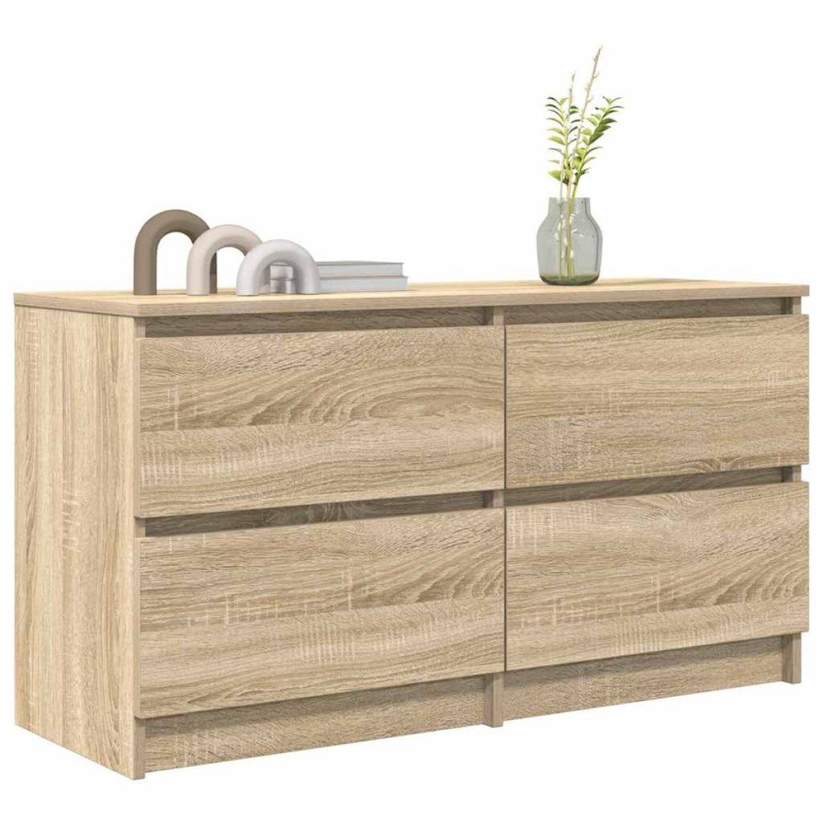 vidaXL Έπιπλο Τηλεόρασης Sonoma Δρυς 100x35x54 εκ. Επεξ. Ξύλο