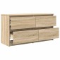 vidaXL Έπιπλο Τηλεόρασης Sonoma Δρυς 100x35x54 εκ. Επεξ. Ξύλο
