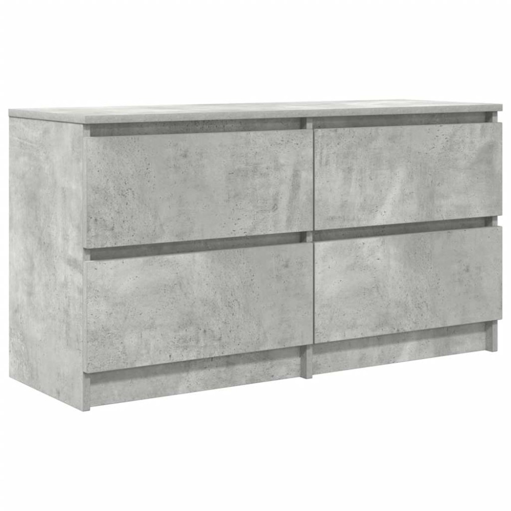 vidaXL Έπιπλο Τηλεόρασης Γκρι Σκυρ. 100x35x54 εκ. Επεξ. Ξύλο