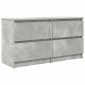 vidaXL Έπιπλο Τηλεόρασης Γκρι Σκυρ. 100x35x54 εκ. Επεξ. Ξύλο