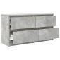 vidaXL Έπιπλο Τηλεόρασης Γκρι Σκυρ. 100x35x54 εκ. Επεξ. Ξύλο