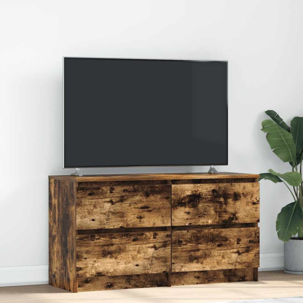 vidaXL Έπιπλο Τηλεόρασης Καπνιστή Δρυς 100x35x54 εκ. Επεξ. Ξύλο