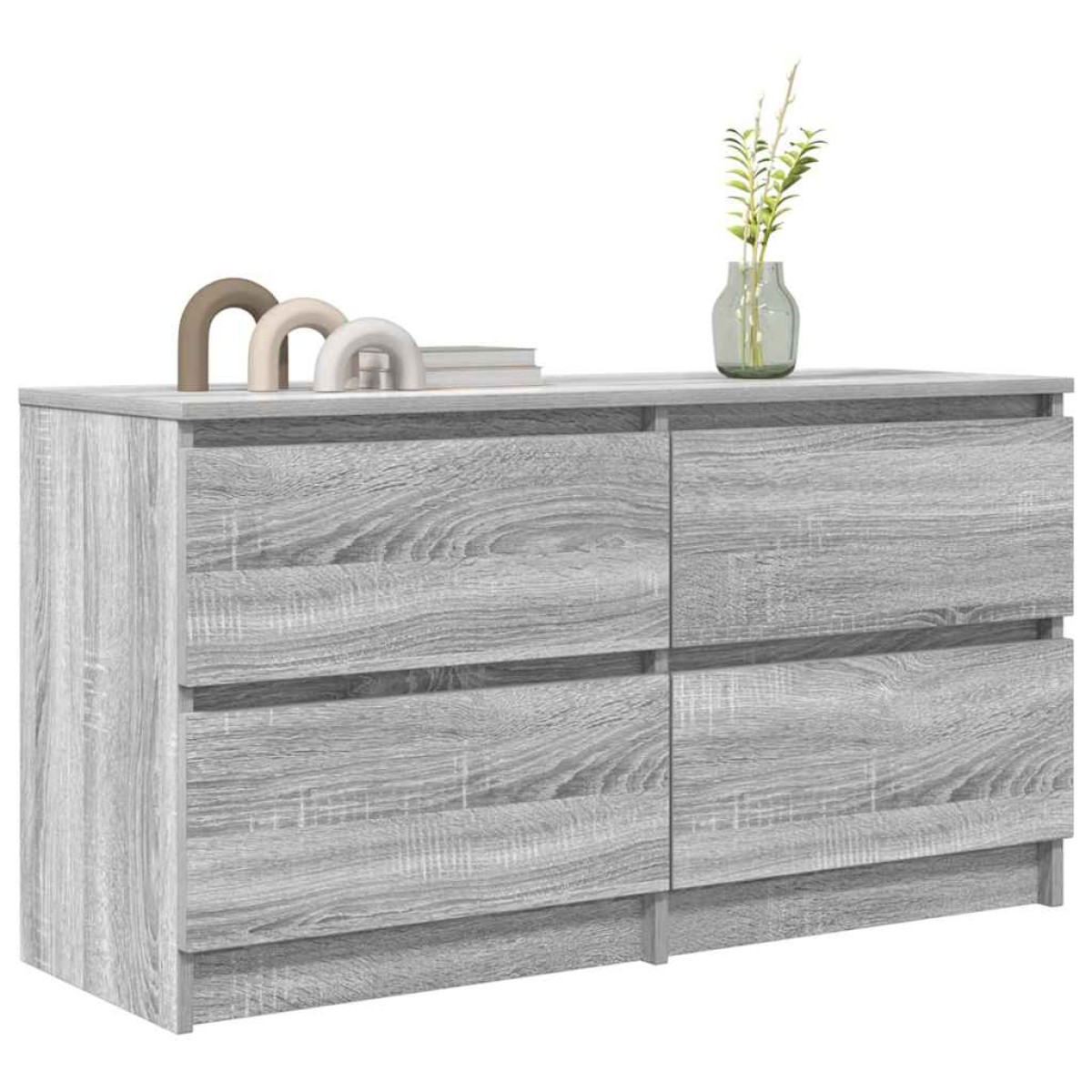vidaXL Έπιπλο Τηλεόρασης Γκρι Sonoma 100x35x54 εκ. από Επεξεργ. Ξύλο