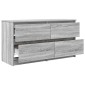 vidaXL Έπιπλο Τηλεόρασης Γκρι Sonoma 100x35x54 εκ. από Επεξεργ. Ξύλο