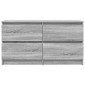 vidaXL Έπιπλο Τηλεόρασης Γκρι Sonoma 100x35x54 εκ. από Επεξεργ. Ξύλο