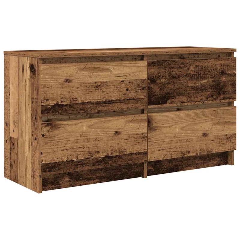 vidaXL Έπιπλο Τηλεόρασης Όψη Παλαιού Ξύλου 100x35x54 εκ. Επεξ. Ξύλο