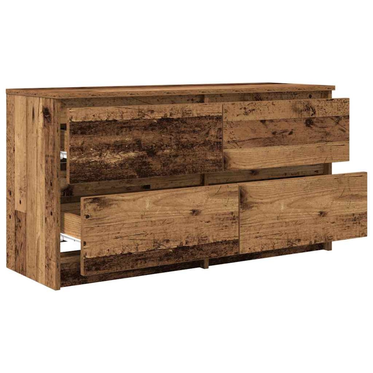 vidaXL Έπιπλο Τηλεόρασης Όψη Παλαιού Ξύλου 100x35x54 εκ. Επεξ. Ξύλο