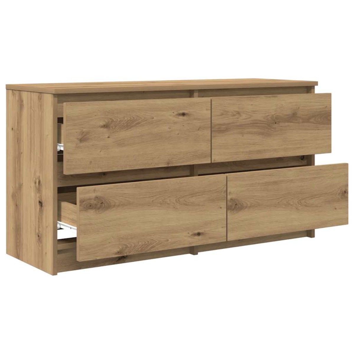 vidaXL Έπιπλο Τηλεόρασης Artisian Δρυς 100x35x54 εκ Επεξεργασμένο Ξύλο