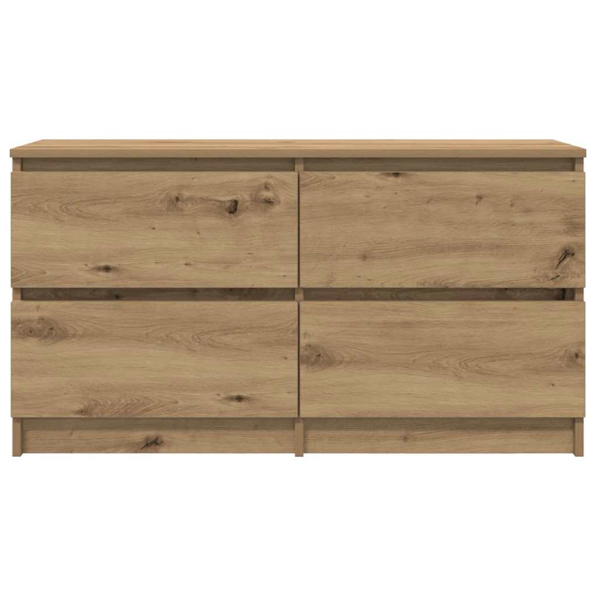 vidaXL Έπιπλο Τηλεόρασης Artisian Δρυς 100x35x54 εκ Επεξεργασμένο Ξύλο