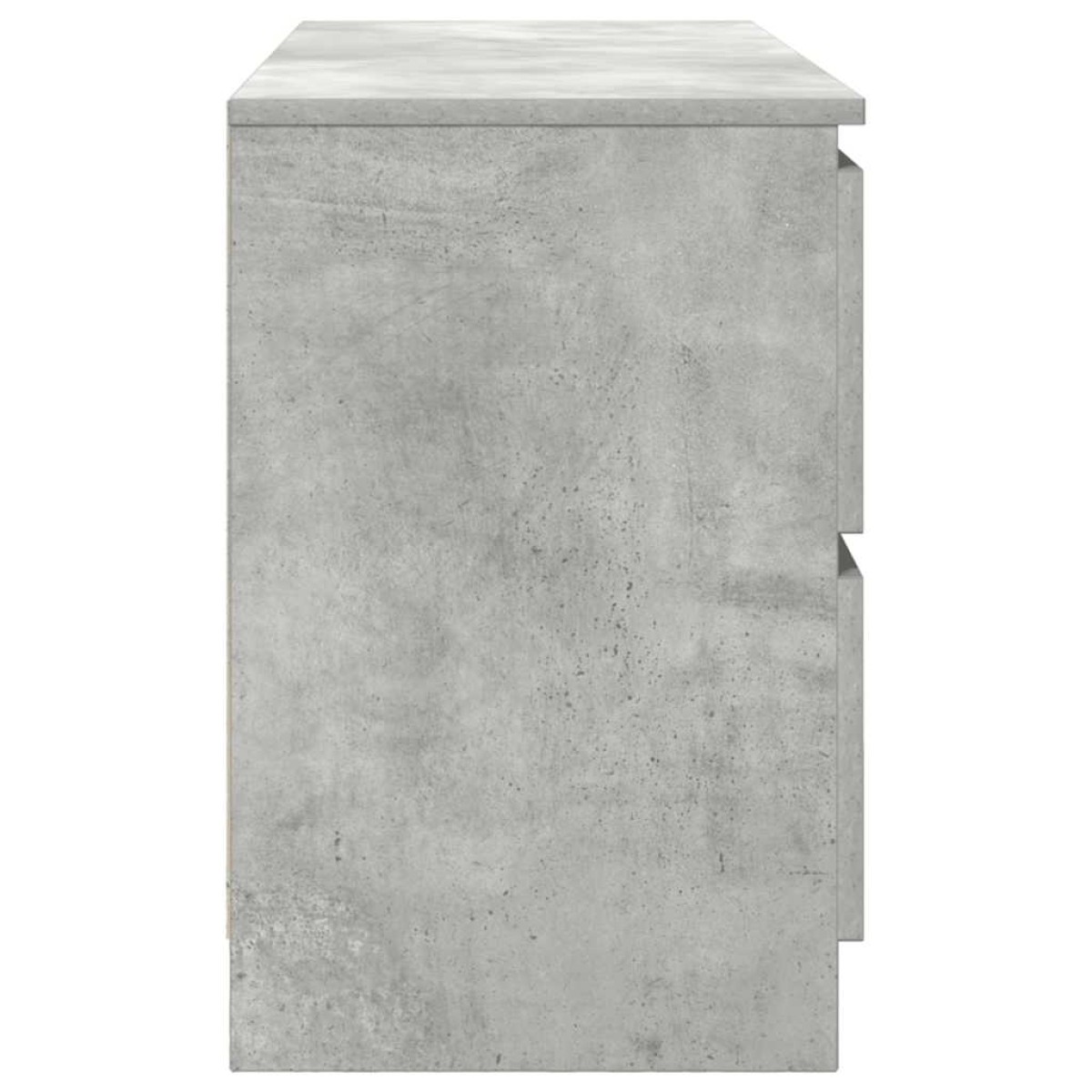 vidaXL Έπιπλο Τηλεόρασης Γκρι Σκυροδέματος 100x35x54 εκ. Επεξ. Ξύλο