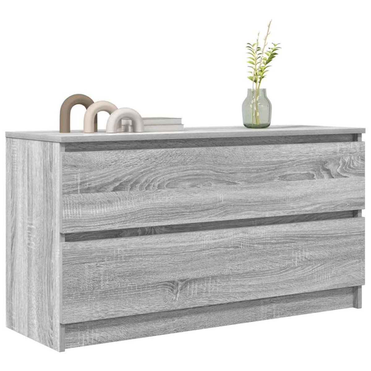vidaXL Έπιπλο Τηλεόρασης Γκρι Sonoma 100x35x54 εκ. από Επεξεργ. Ξύλο