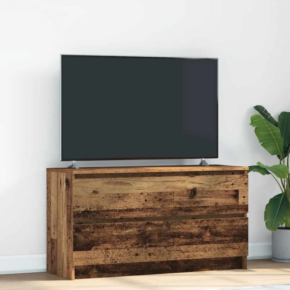 vidaXL Έπιπλο Τηλεόρασης Όψη Παλαιού Ξύλου 100x35x54 εκ. Επεξ. Ξύλο