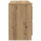 vidaXL Έπιπλο Τηλεόρασης Artisian Δρυς 100x35x54 εκ Επεξεργασμένο Ξύλο