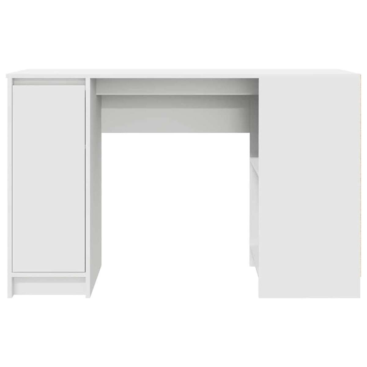 vidaXL Γραφείο Λευκό 120x42x76 εκ. από Επεξεργασμένο Ξύλο