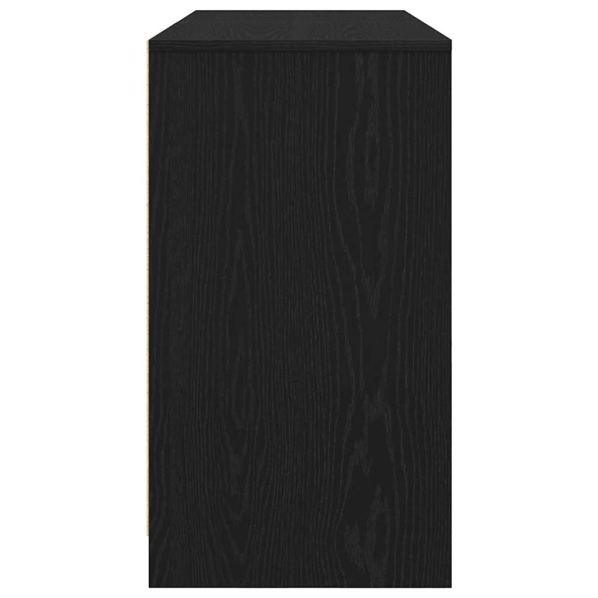 vidaXL Γραφείο Μαύρο Δρυς 120x42x76 εκ. από Επεξεργασμένο Ξύλο