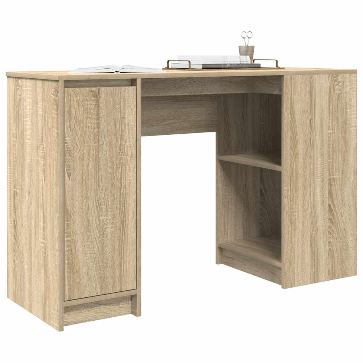 vidaXL Γραφείο Sonoma Δρυς 120x42x76 εκ. από Επεξεργασμένο Ξύλο